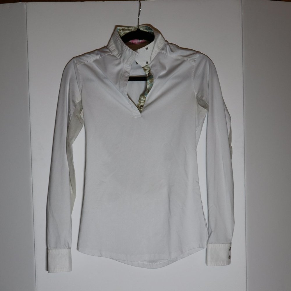 Tailored Sportsman White Show Shirt, Ladies XS